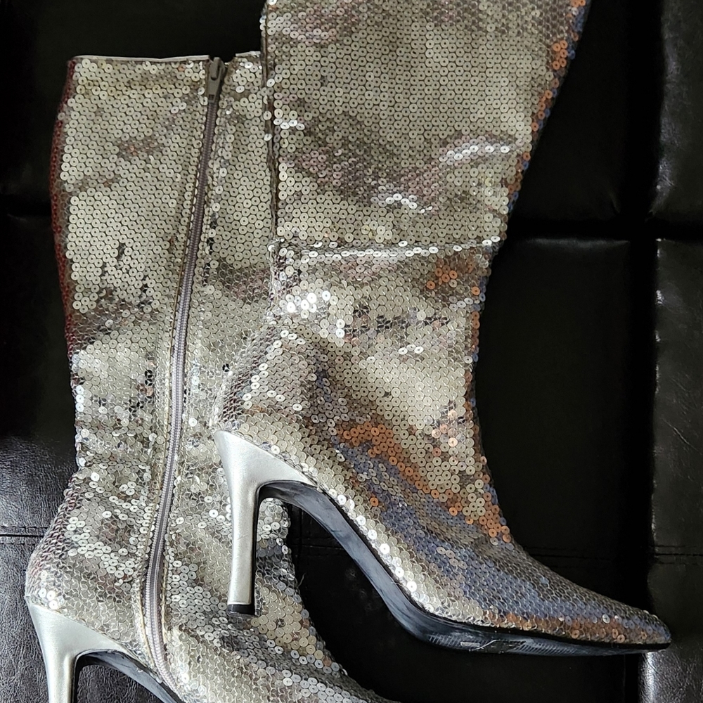 Funtasma Glitter Heeled Boots